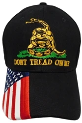 Gadsden Don't Tread On Me Flag On Bill Cotton Cap